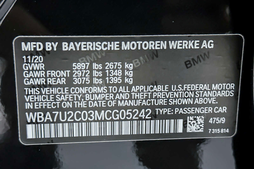 2021 BMW 7 Series 750i 15