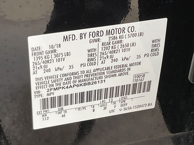 Thumbnail: 2019 Ford Edge - 18
