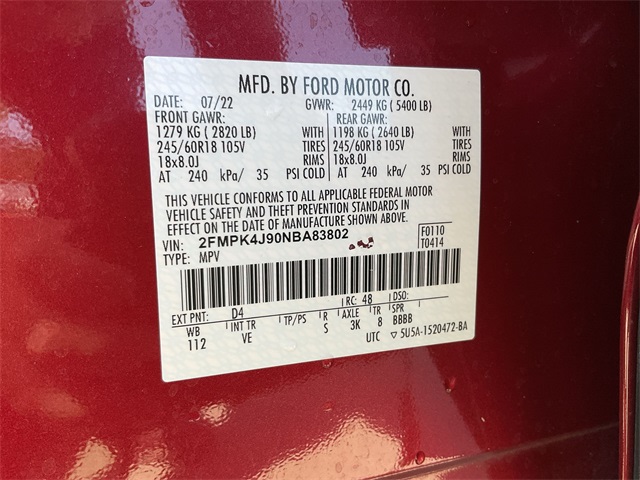 Thumbnail: 2022 Ford Edge - 16