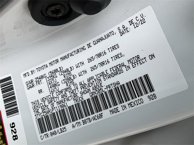 2023 Toyota Tacoma TRD Pro 17