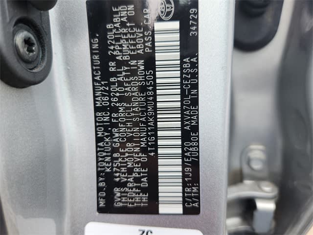 2021 Toyota Camry SE 15