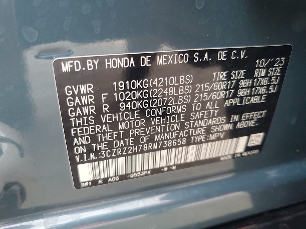 Thumbnail: 2024 Honda HR-V - 14