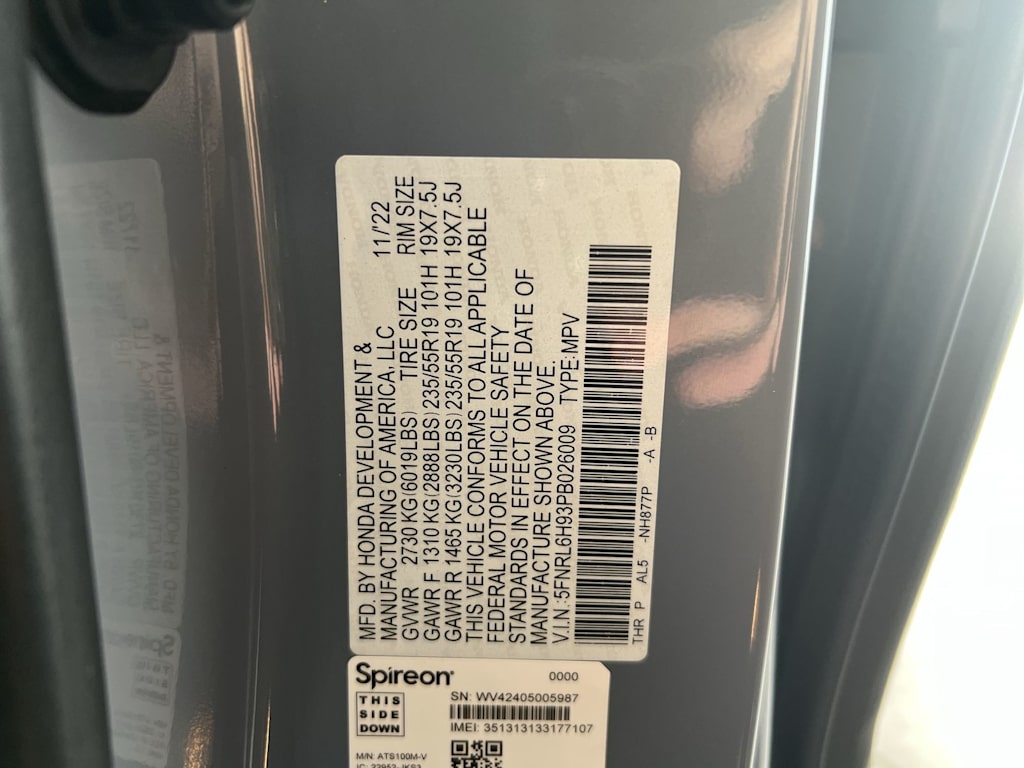 Thumbnail: 2023 Honda Odyssey - 17