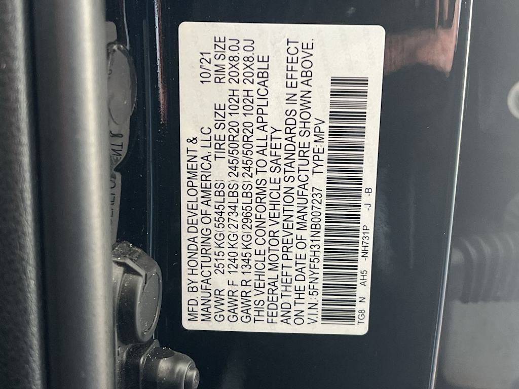 Thumbnail: 2022 Honda Pilot - 16