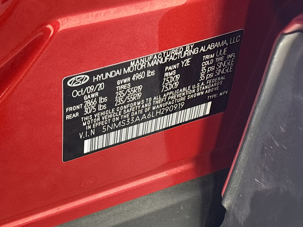 Thumbnail: 2020 Hyundai Santa Fe - 20