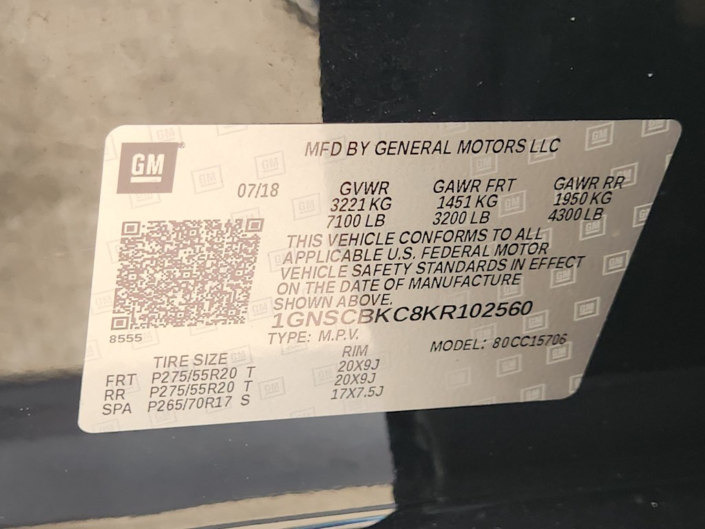 Thumbnail: 2019 Chevrolet Tahoe - 20