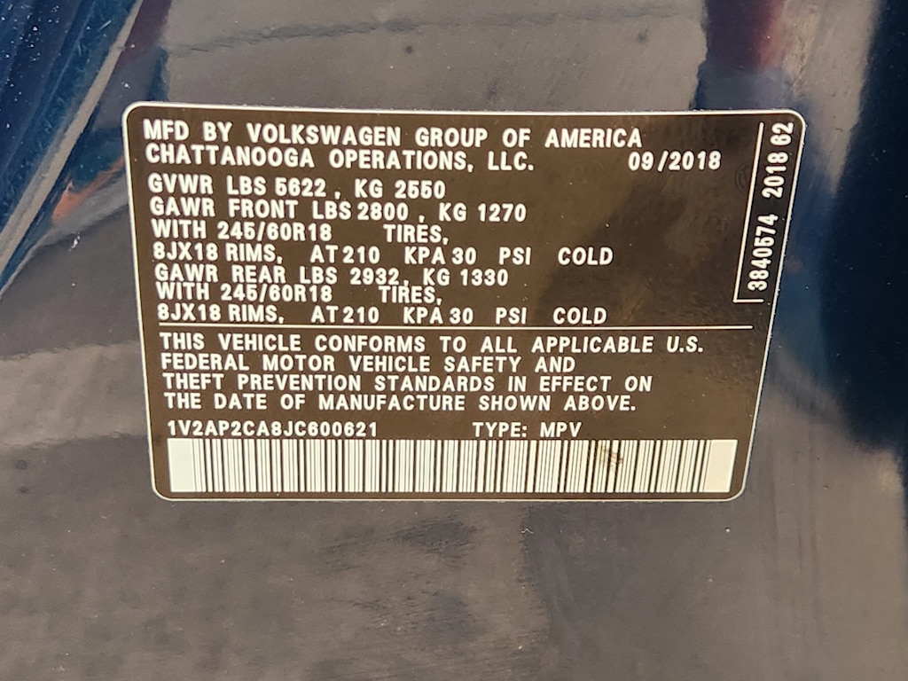 Thumbnail: 2018 Volkswagen Atlas - 20