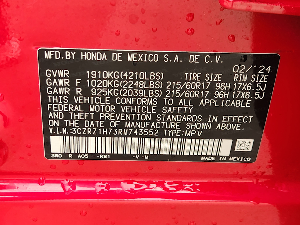 Thumbnail: 2024 Honda HR-V - 19