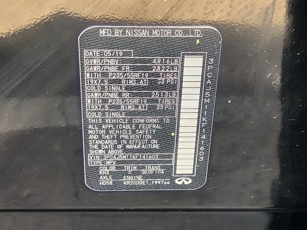Thumbnail: 2019 INFINITI QX50 - 19