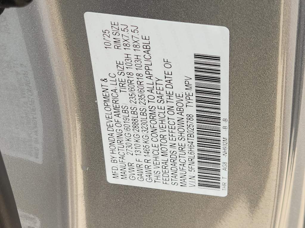 Thumbnail: 2026 Honda Odyssey - 19