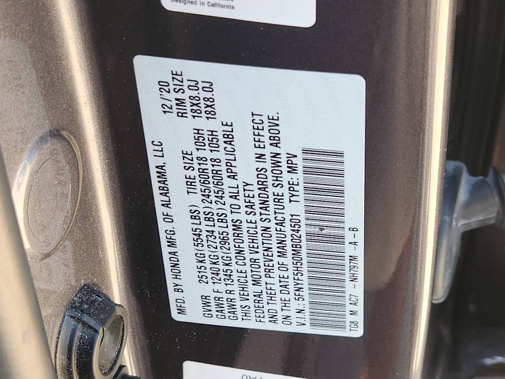 Thumbnail: 2021 Honda Pilot - 19