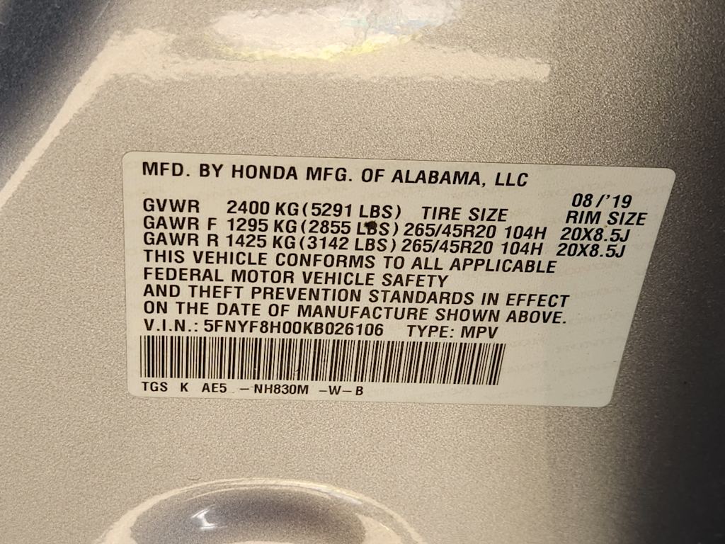 Thumbnail: 2019 Honda Passport - 20