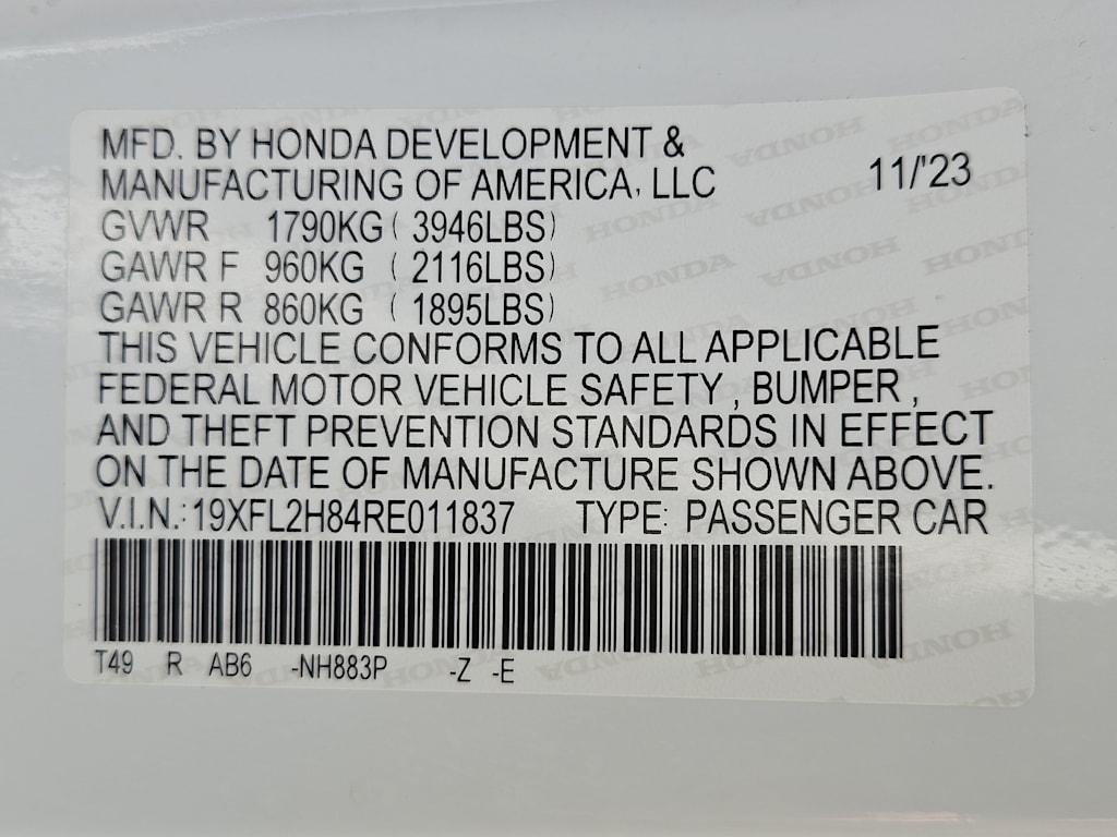 Thumbnail: 2024 Honda Civic - 17