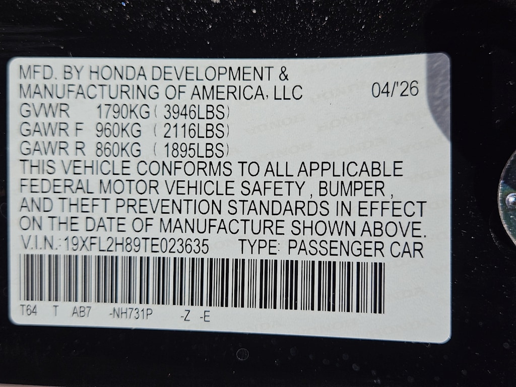 Thumbnail: 2026 Honda Civic - 19