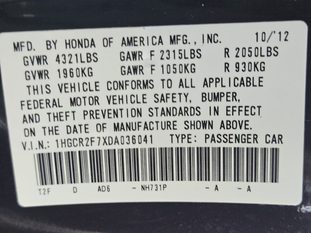 Thumbnail: 2013 Honda Accord - 17