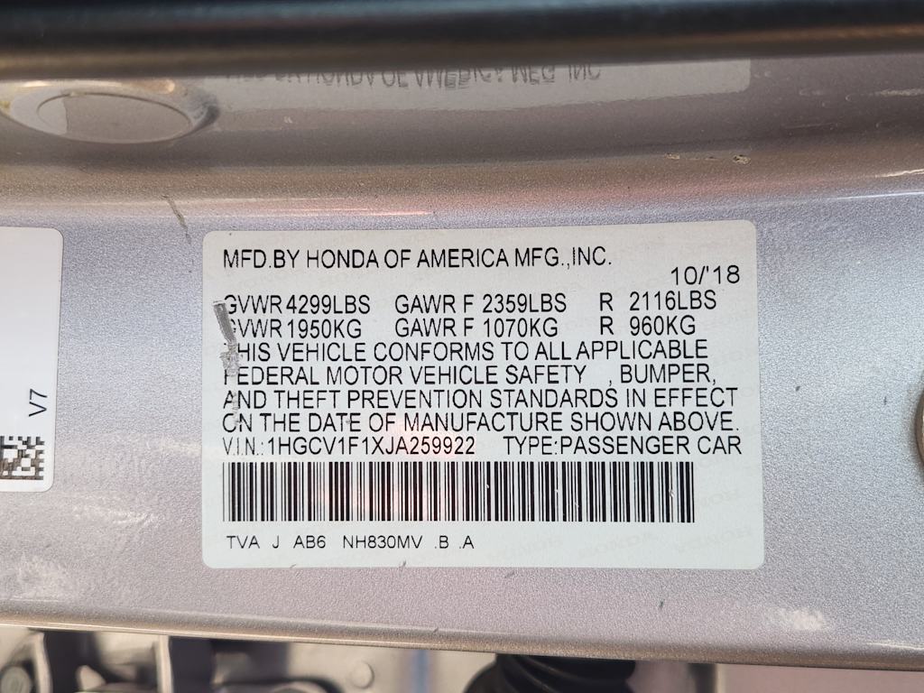 Thumbnail: 2018 Honda Accord - 33