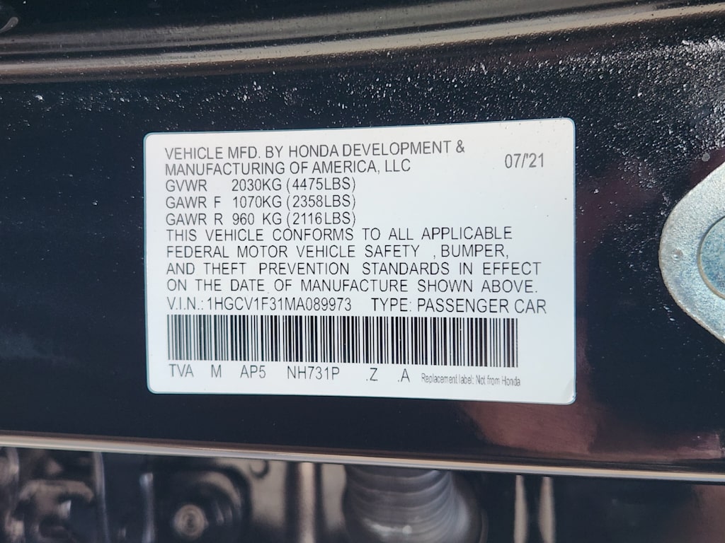 Thumbnail: 2021 Honda Accord - 17
