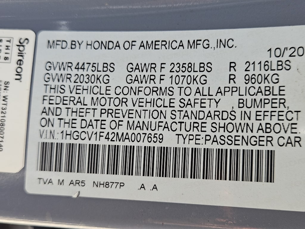 Thumbnail: 2021 Honda Accord - 33