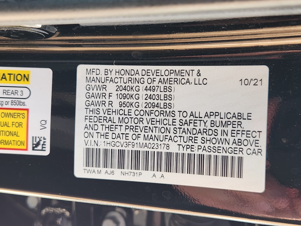 Thumbnail: 2021 Honda Accord - 18