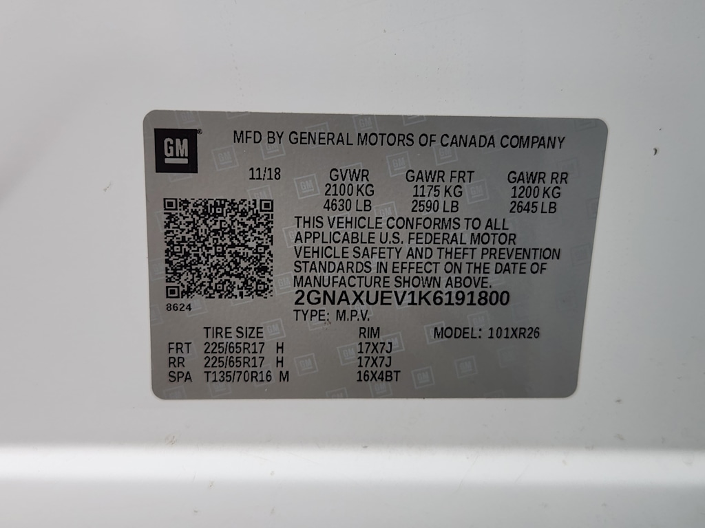 Thumbnail: 2019 Chevrolet Equinox - 18
