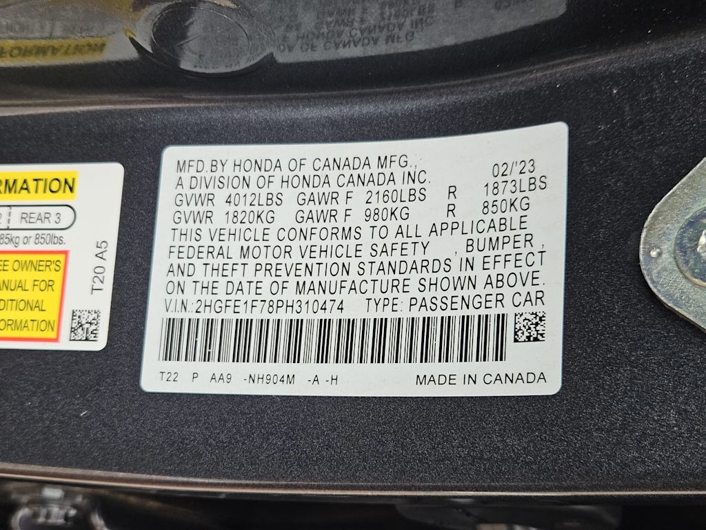 Thumbnail: 2023 Honda Civic - 18