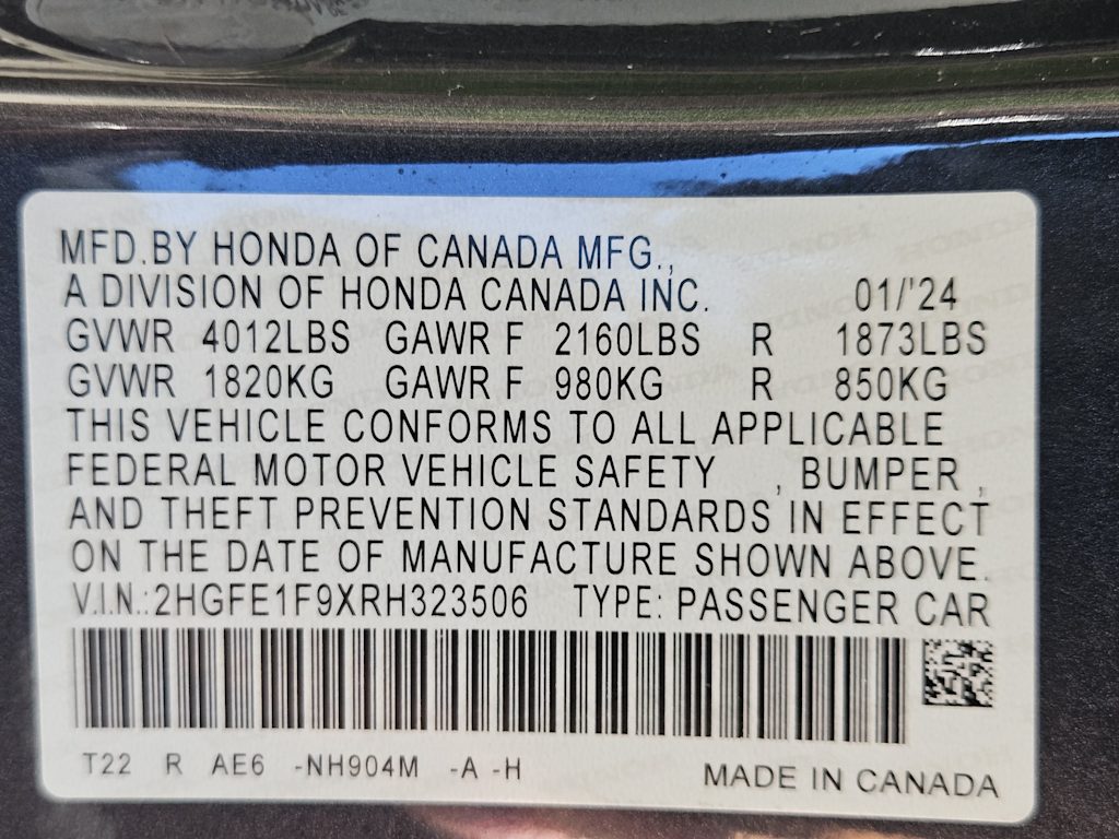 Thumbnail: 2024 Honda Civic - 17