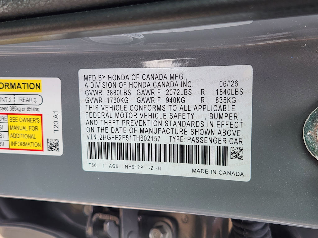Thumbnail: 2026 Honda Civic - 18