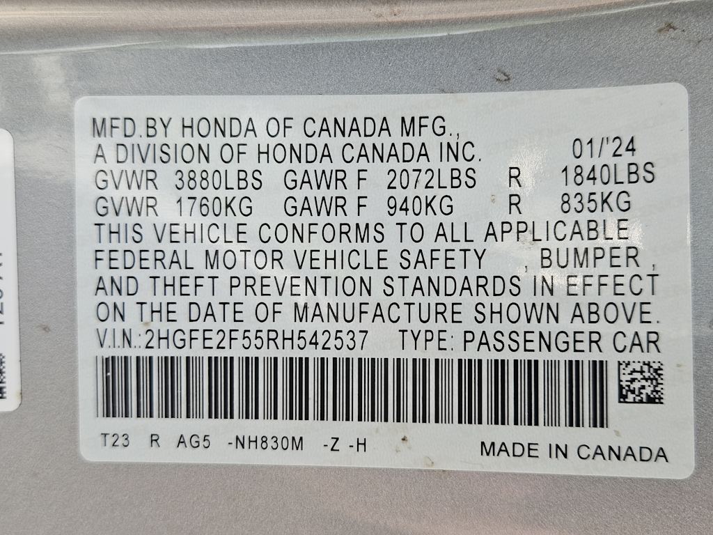 Thumbnail: 2024 Honda Civic - 16