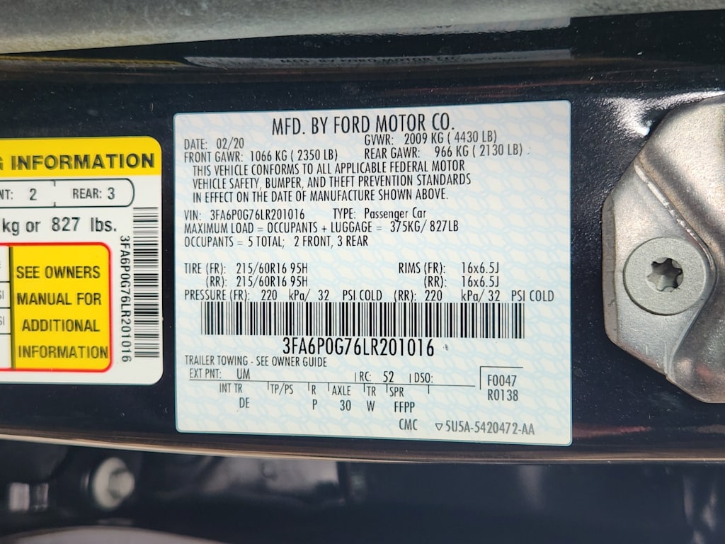 Thumbnail: 2020 Ford Fusion - 17