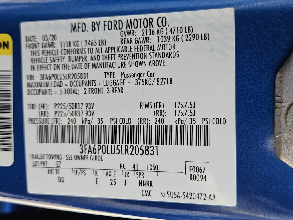 Thumbnail: 2020 Ford Fusion - 34
