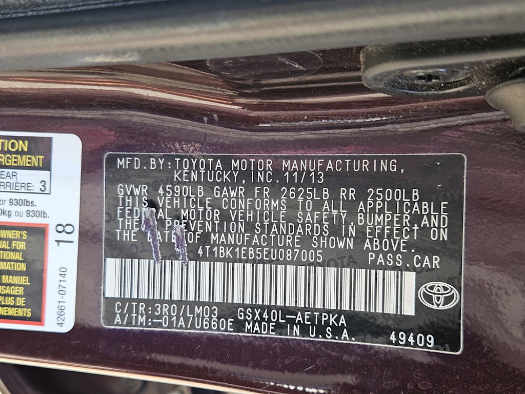 Thumbnail: 2014 Toyota Avalon - 17