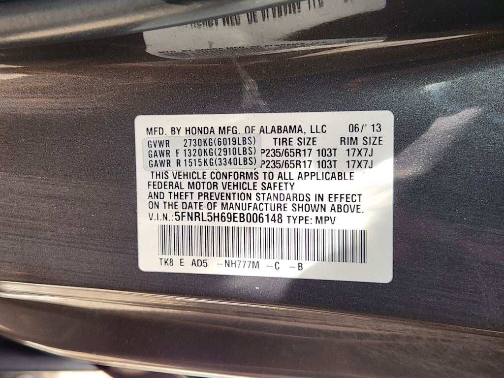 Thumbnail: 2014 Honda Odyssey - 35