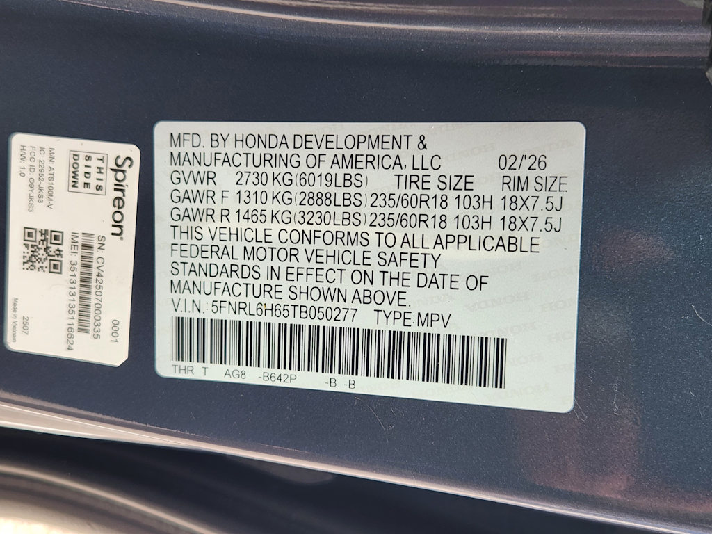 Thumbnail: 2026 Honda Odyssey - 16