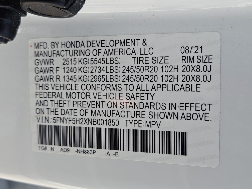 Thumbnail: 2022 Honda Pilot - 17