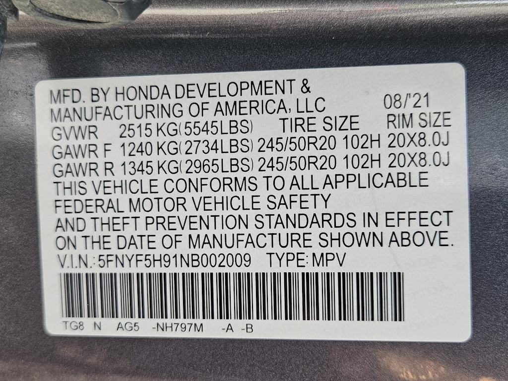 Thumbnail: 2022 Honda Pilot - 17