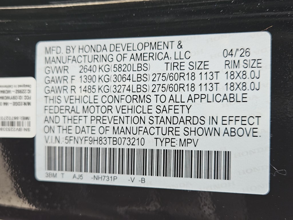 Thumbnail: 2026 Honda Passport - 18