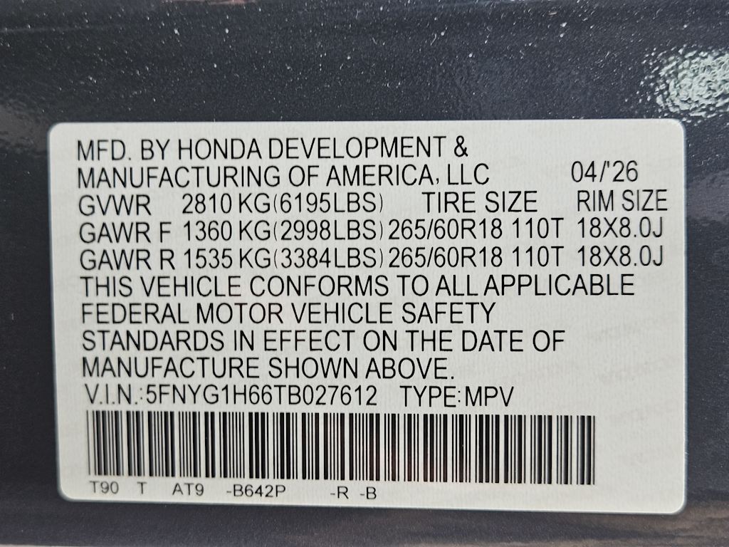 Thumbnail: 2026 Honda Pilot - 16