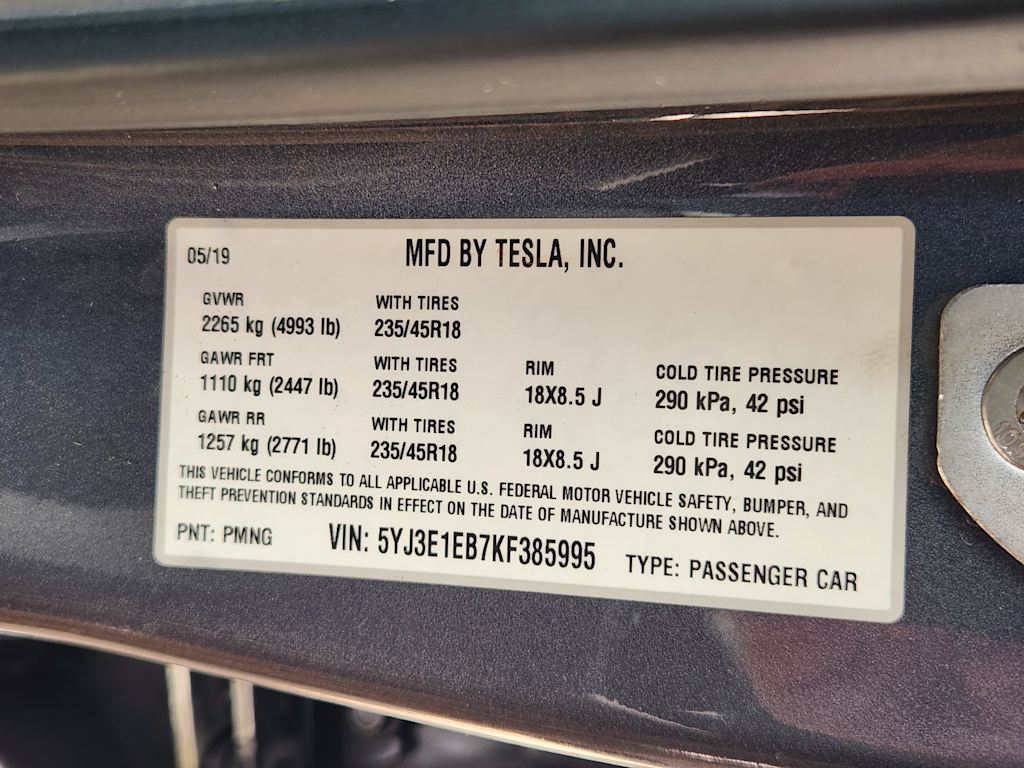 Thumbnail: 2019 Tesla Model 3 - 33