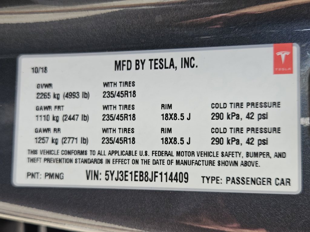 Thumbnail: 2018 Tesla Model 3 - 30