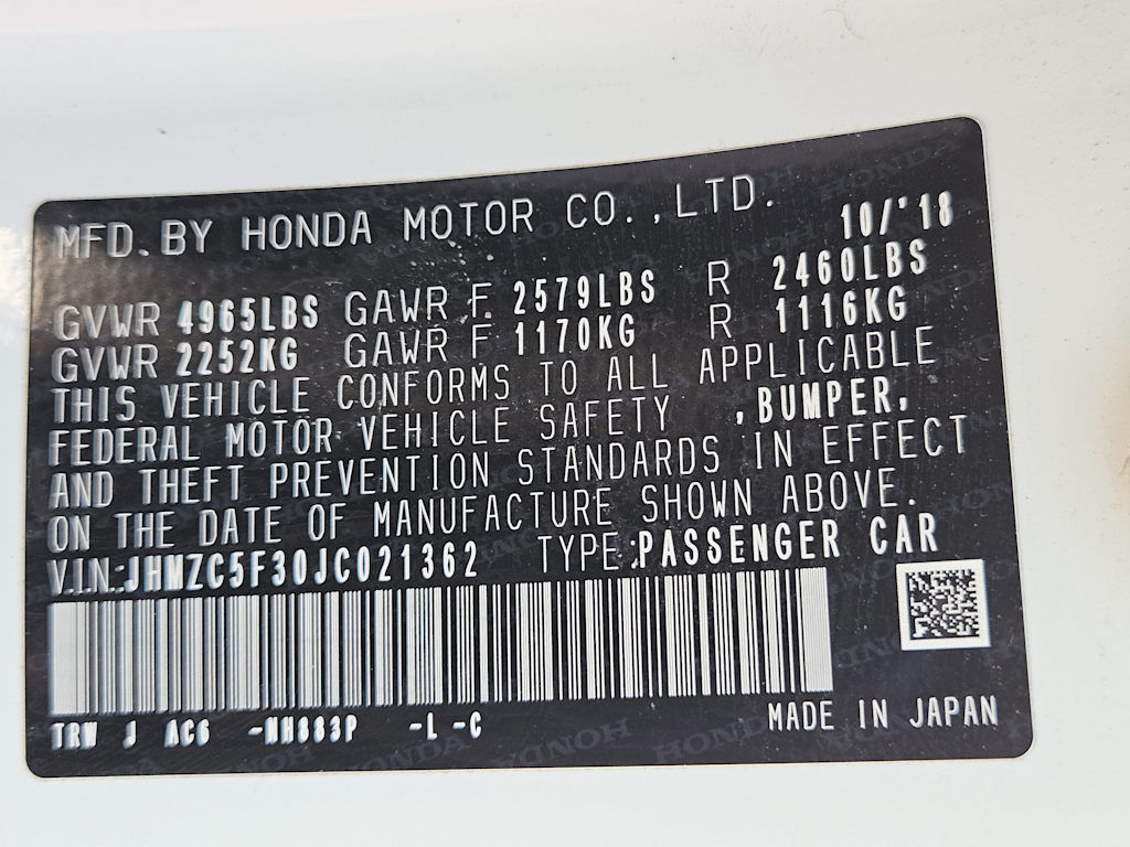 Thumbnail: 2018 Honda Clarity - 18