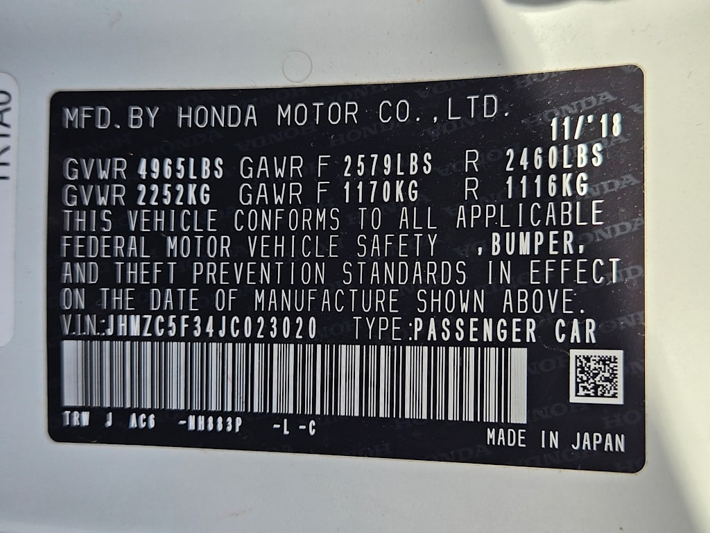 Thumbnail: 2018 Honda Clarity - 18