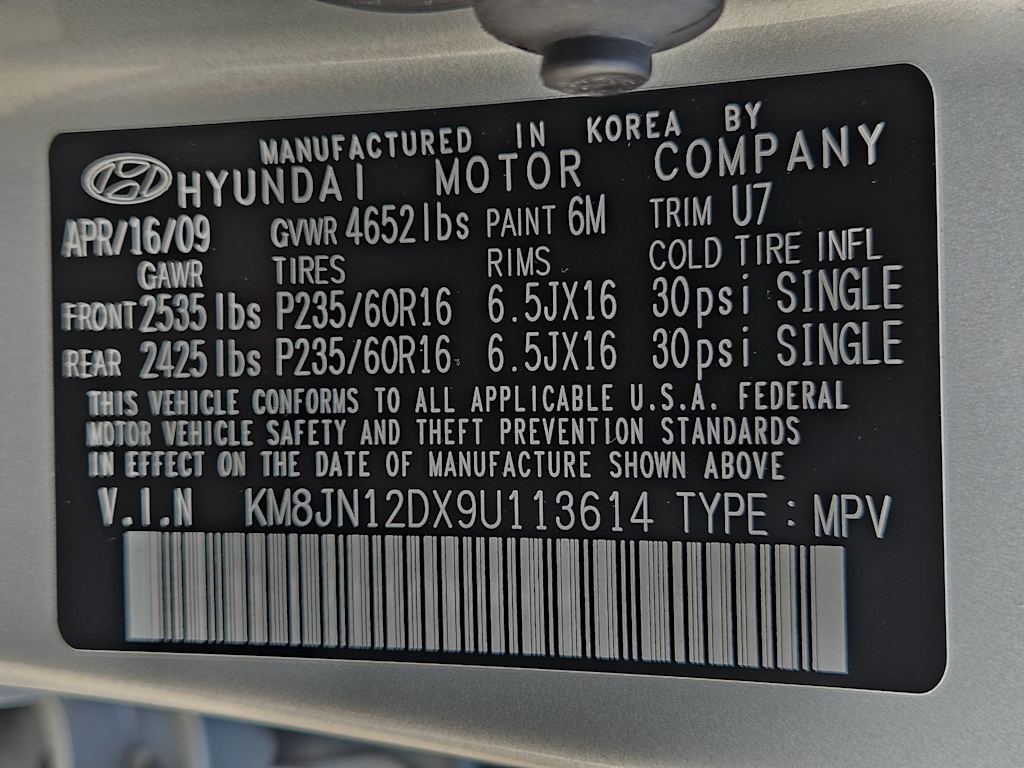 Thumbnail: 2009 Hyundai Tucson - 17