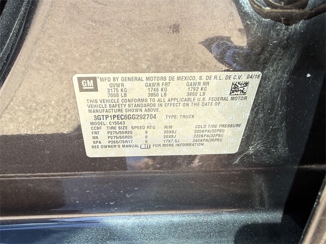 Thumbnail: 2016 GMC Sierra 1500 - 17