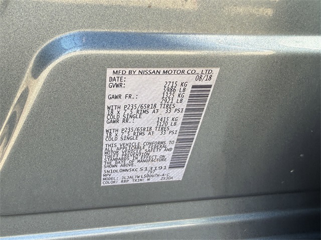 Thumbnail: 2019 INFINITI QX60 - 18