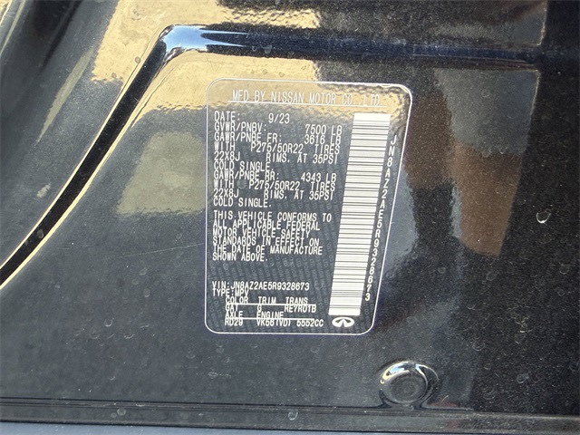 Thumbnail: 2024 INFINITI QX80 - 16