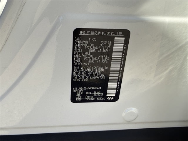 Thumbnail: 2024 INFINITI QX80 - 18