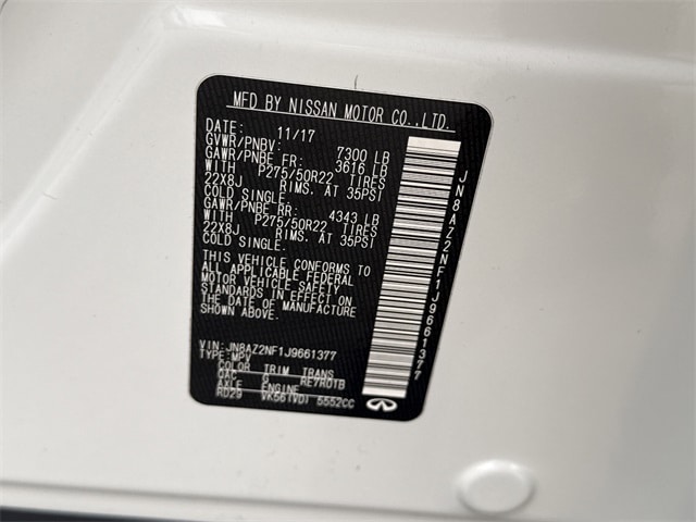 Thumbnail: 2018 INFINITI QX80 - 18