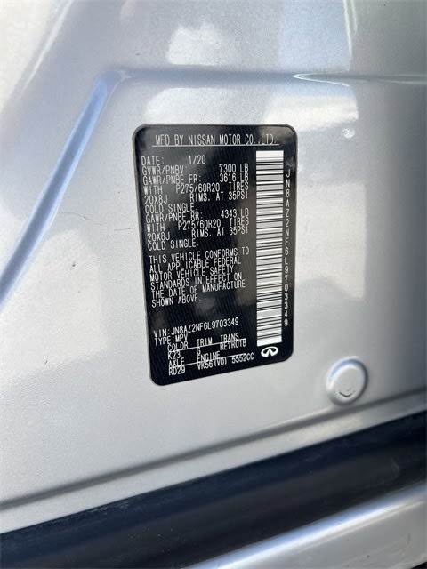 2020 INFINITI QX80 Luxe 17