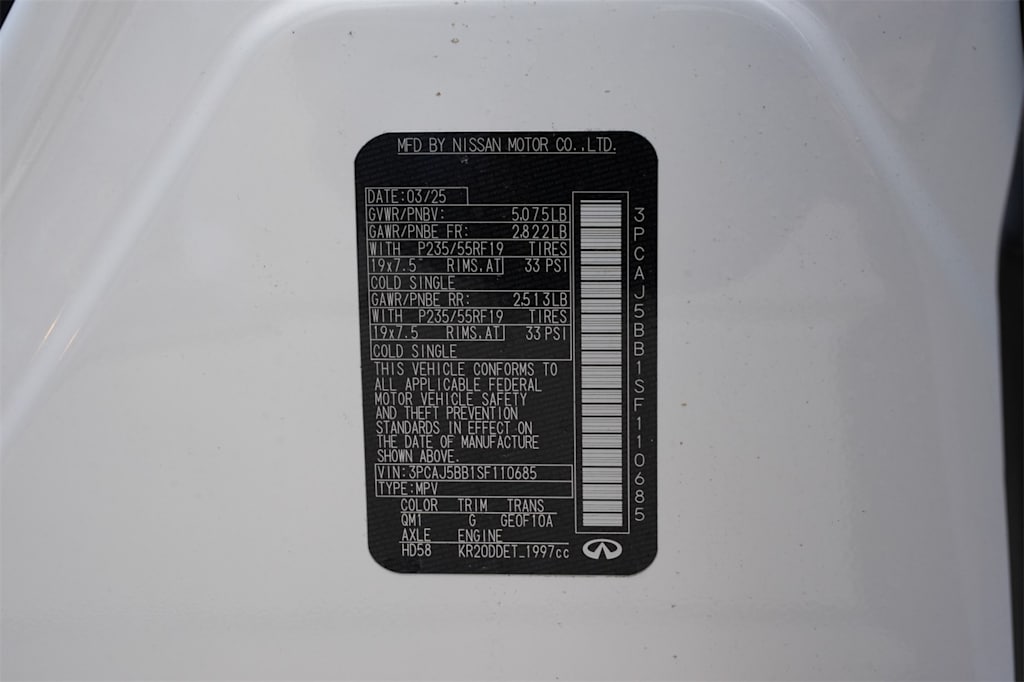 Thumbnail: 2025 INFINITI QX50 - 19