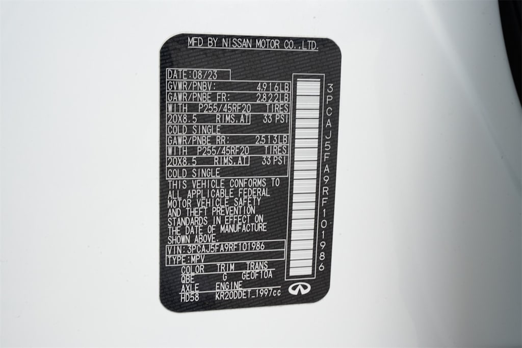 Thumbnail: 2024 INFINITI QX50 - 20